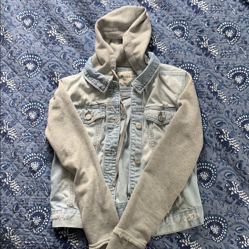Jean jacket sweater